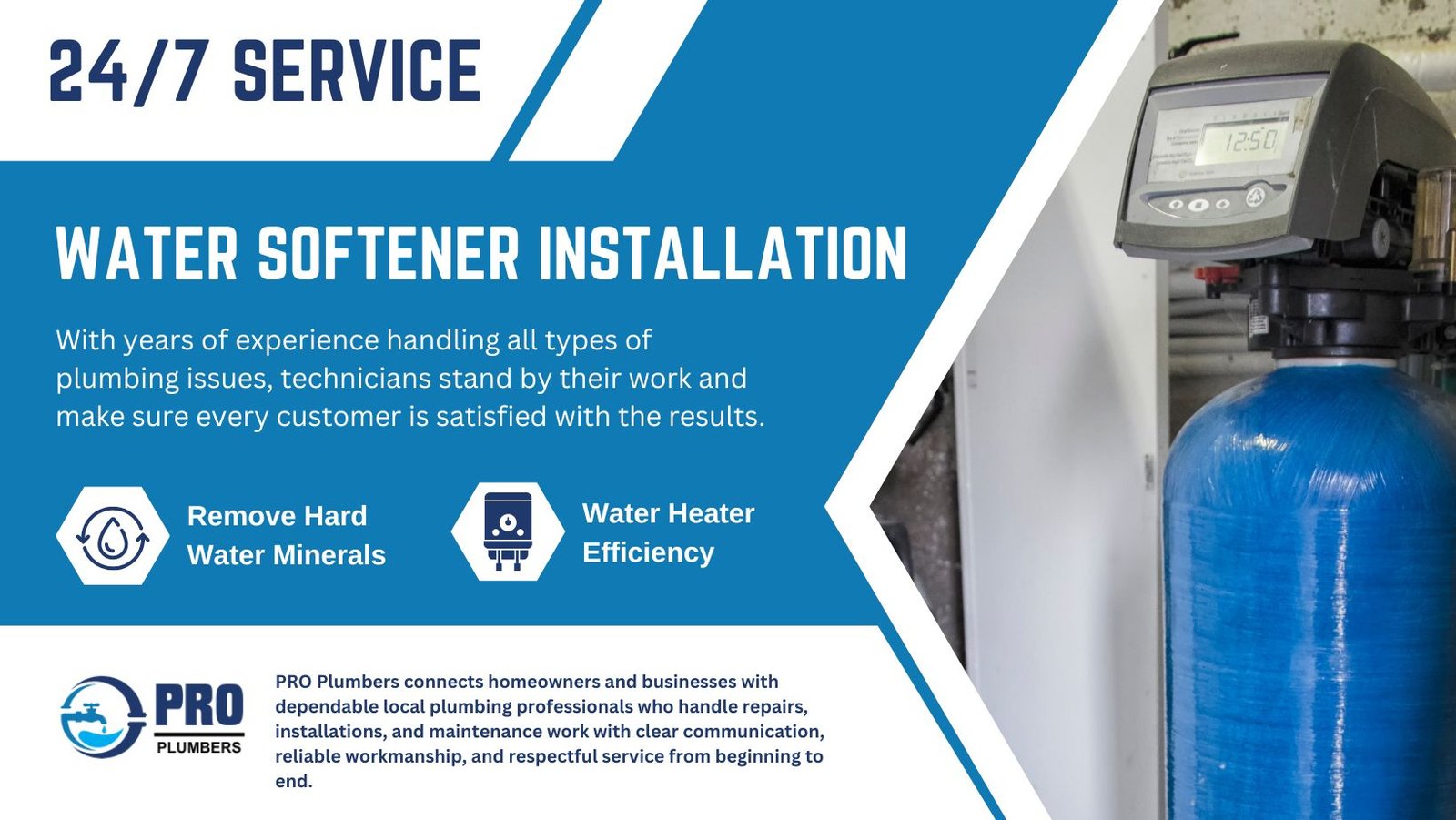 Water softener installation in San Ramon, CA