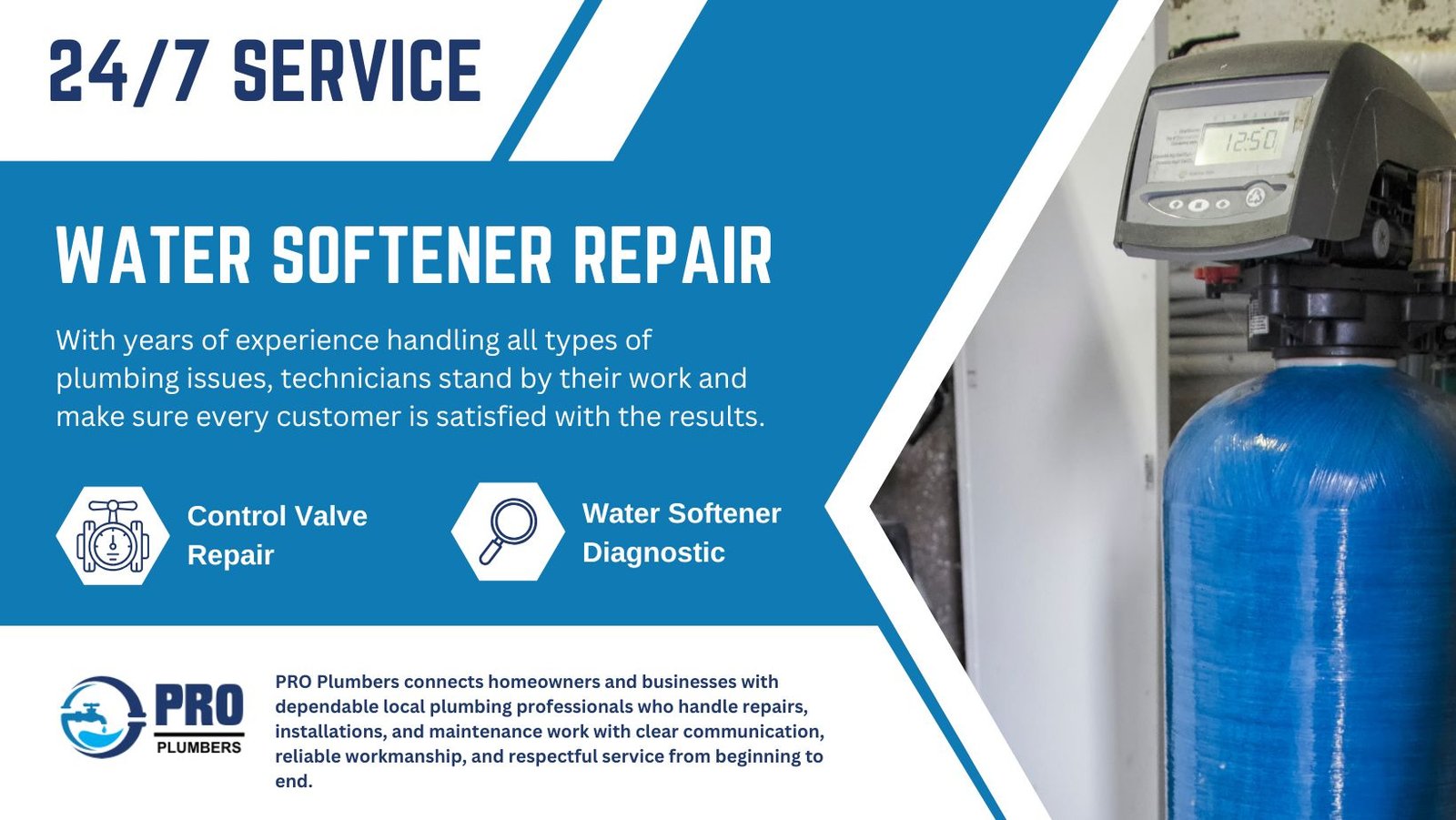 Water softener repair in San Ramon, CA